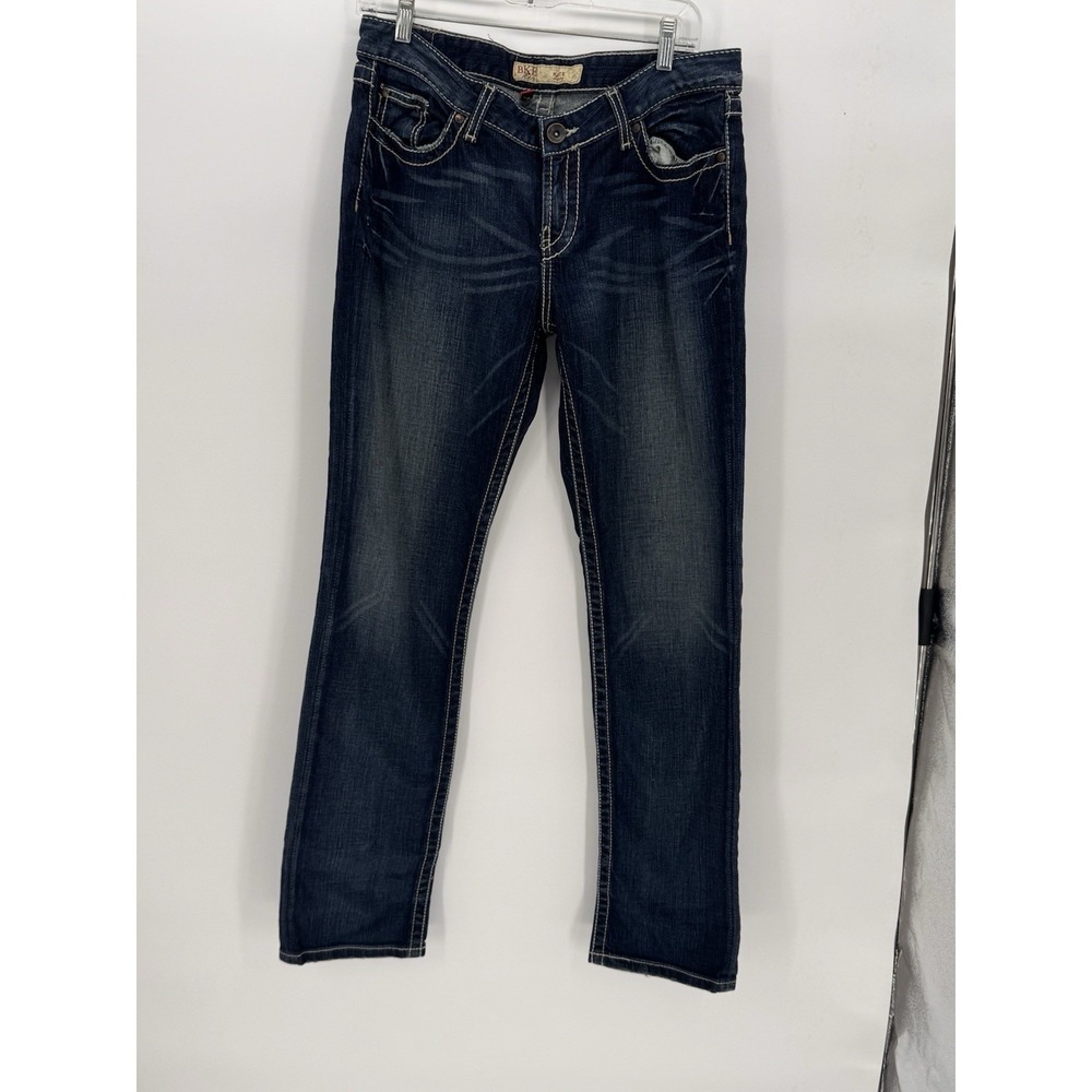 BKE Denim Kate Skinny Jeans Women Size 30x31.5 Dark Wash Stretch‎
